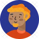 Junge Mann Avatar Symbol