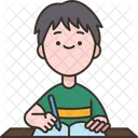 Junge, Schüler  Symbol