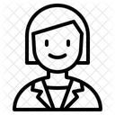 Junger Mitarbeiter  Symbol