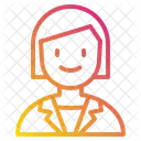 Junger Mitarbeiter  Symbol