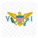 Jungferninseln USA Symbol