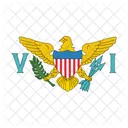 Jungferninseln USA Symbol