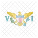 Jungferninseln USA Symbol