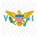 Jungferninseln USA Symbol