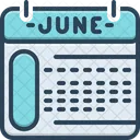 Junio  Icono