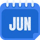 Junio Jun Mes De Junio Icono