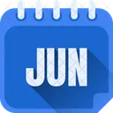 Junio Jun Mes De Junio Icono