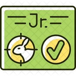 Junior hunting license  Icon