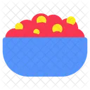 Junk Food Foot Plate Food Bowl Icon