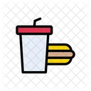 Burger Drink Fastfood Icon