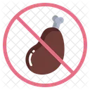 Junk Food No Nonveg Allowed Nonveg Not Allowed Icon