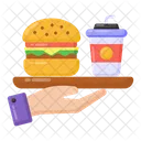 Fastfood Junkfood Burger Symbol