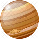 Jupiter Planet Space Icon