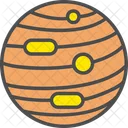 Jupiter Galaxy Planet Icon