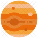 Jupiter Solar System Planet Icon