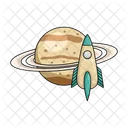 Planet Jupiter Space Icon