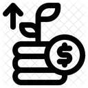 Juros Compostos Poupanca Crescimento Icon