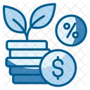 Investimento Crescimento Riqueza Icon