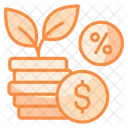 Investimento Crescimento Riqueza Icon