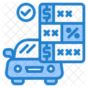Juros de empréstimo de carro  Ícone