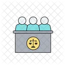 Jury Court Justice Icon