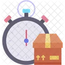 Just In Time Efficiency Delivery Icon