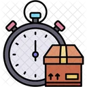 Just In Time Efficiency Delivery Icon