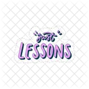 Just Lessons Motivation Positivity Icon
