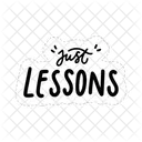 Just Lessons Motivation Positivity Icon