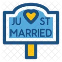 Just Married Wedding Icon