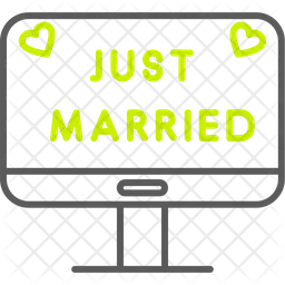 Just married  Icon