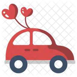 Just Married Car  Icon