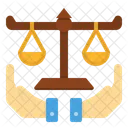 Justice Rightness Fairness Icon