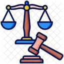 Justice Ethics Law Icon