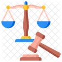 Justice Attorney Gavel Icon