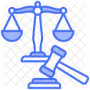 Justice Attorney Gavel Icon