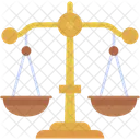 正義、秤、裁判官 アイコン