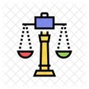 Justice Scales Color Icon