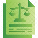 Justice Judgement Order Icon