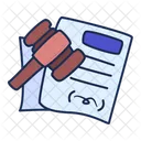 Justice Document Lawyer Icon