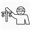 Justice Blindfold Removed Justice Control Icon