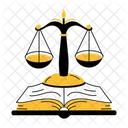 Justice Book Law Rules Icon