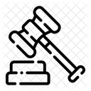Justice Court Judge Icon