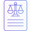 Justice Report Justice Law Icon