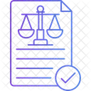 Justice Report Justice Law Icon
