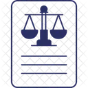 Justice Report Justice Law Icon