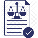 Justice Report Justice Law Icon