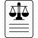 Justice Report Justice Law Icon