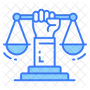 Justice Scale Law Contract Icon