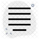 Justificar El Centro Icono